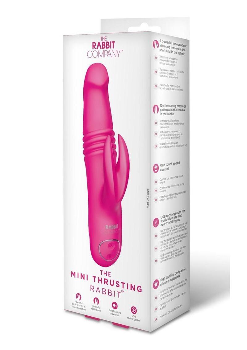 Rabbit Company The Mini Thrusting Rabbit Rechargeable Silicone Vibrator