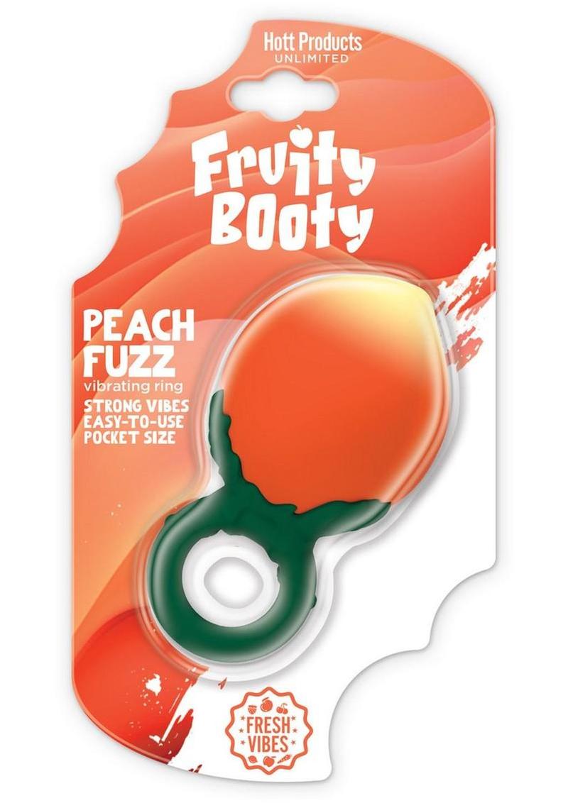 Fruity Booty Peach Fuzz Mini Vibrator – Orange/Green